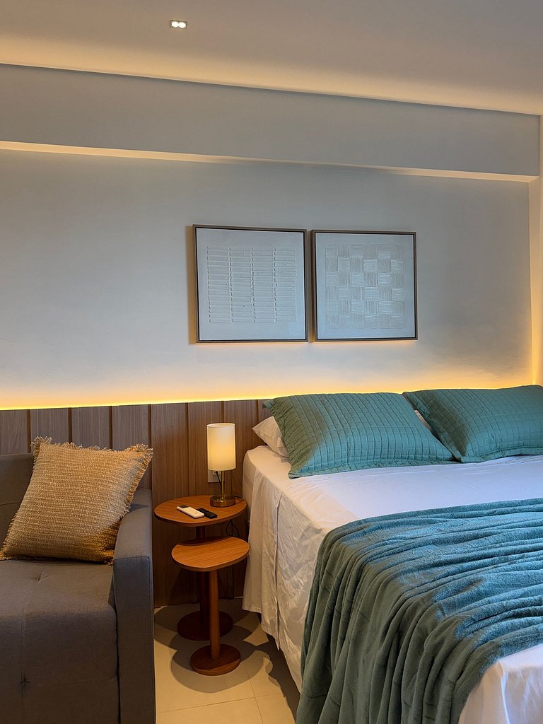 Studio Premium em Boa Viagem | 10 min do Aeroporto