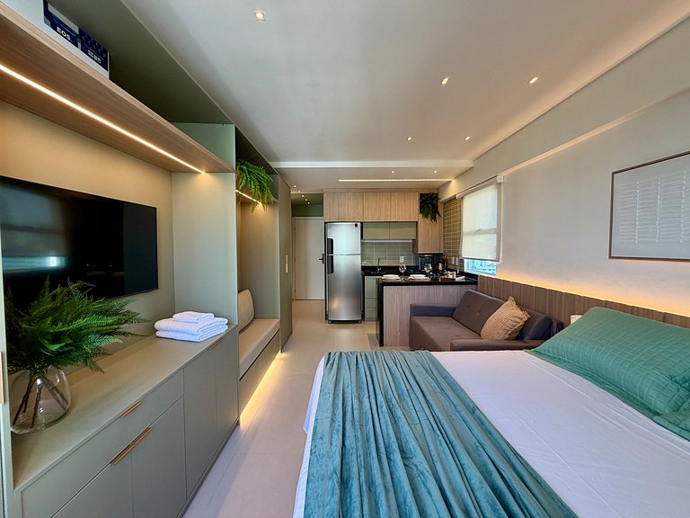 Studio Premium em Boa Viagem | 10 min do Aeroporto