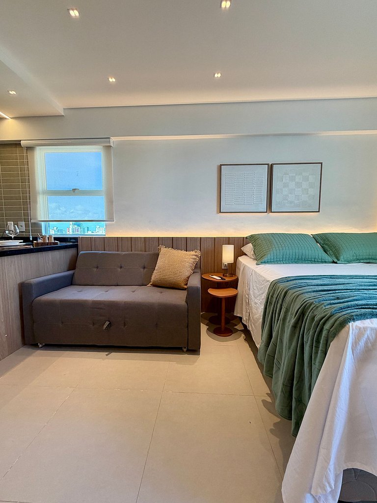 Studio Premium em Boa Viagem | 10 min do Aeroporto