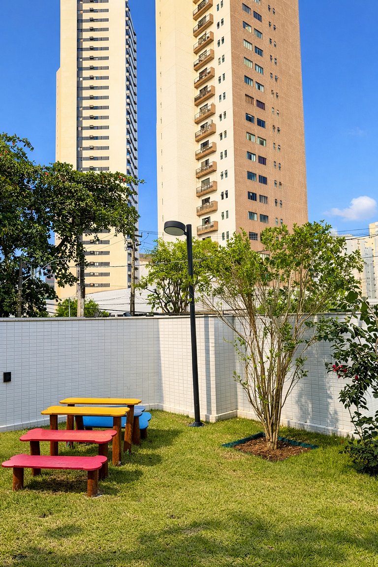 Studio Premium em Boa Viagem | 10 min do Aeroporto