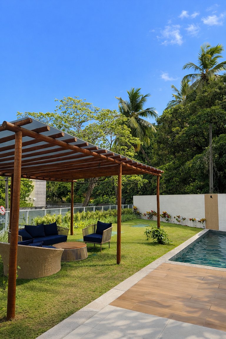 Studio Premium em Boa Viagem | 10 min do Aeroporto