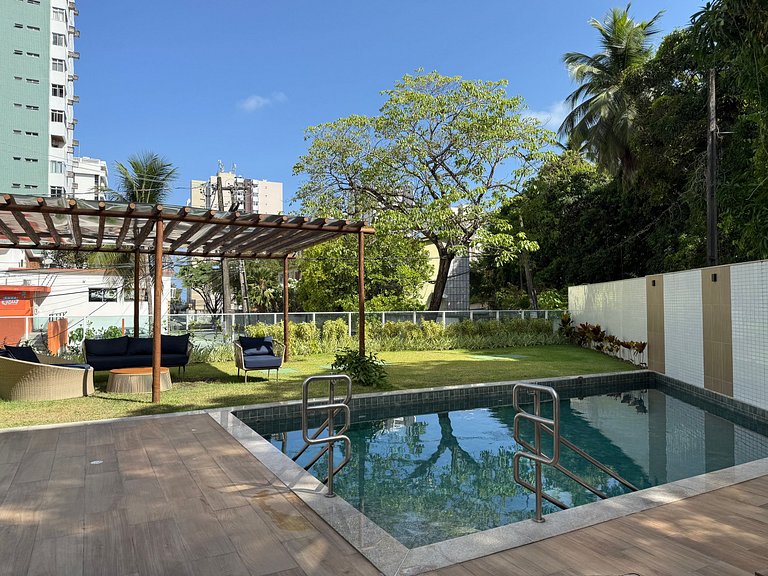 Studio Premium em Boa Viagem | 10 min do Aeroporto