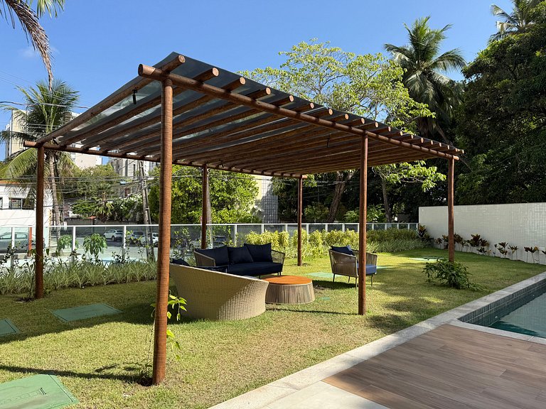 Studio Premium em Boa Viagem | 10 min do Aeroporto