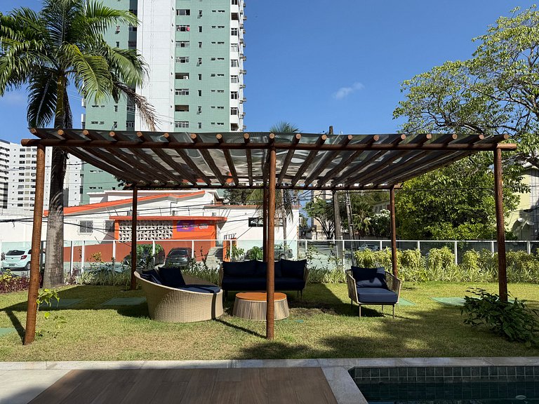 Studio Premium em Boa Viagem | 10 min do Aeroporto