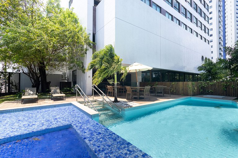 Flat ao lado do Rio Mar | JCPM | Hospital