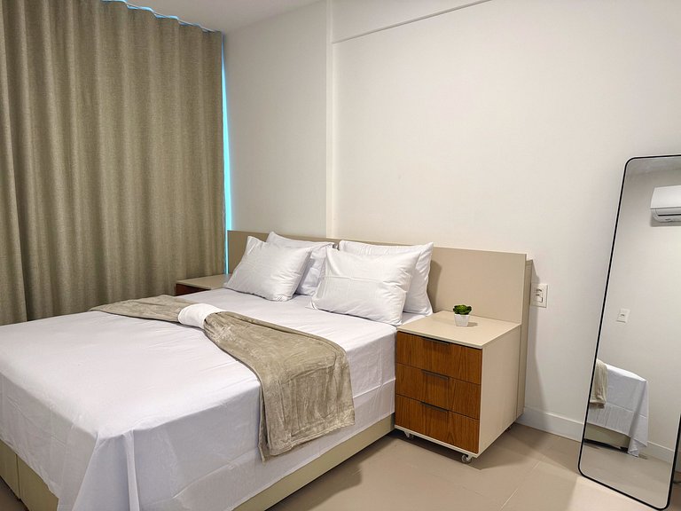 Flat ao lado do Rio Mar | JCPM | Hospital