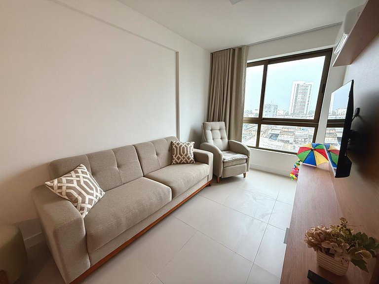 Flat ao lado do Rio Mar | JCPM | Hospital