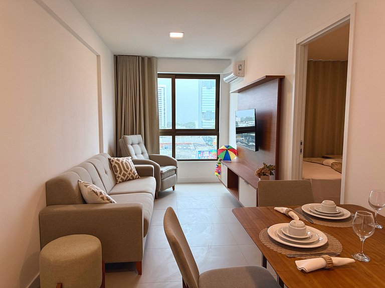 Flat ao lado do Rio Mar | JCPM | Hospital