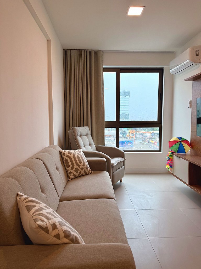 Flat ao lado do Rio Mar | JCPM | Hospital