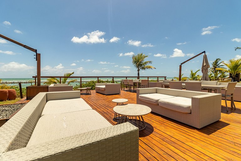 Flat Luxuoso Piscina Privativa Resort Polinésia