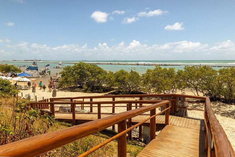 Flat Luxuoso Piscina Privativa Resort Polinésia