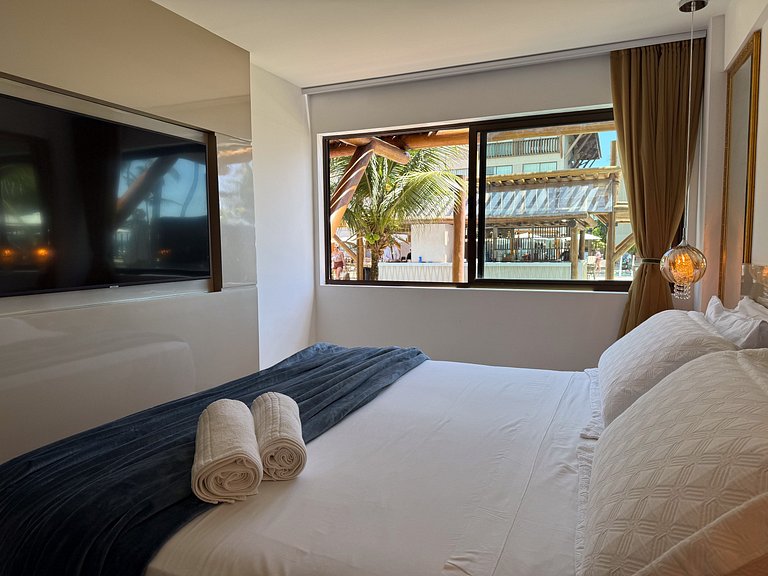 Flat Luxuoso Piscina Privativa Resort Polinésia