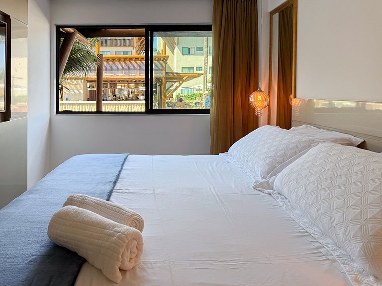 Flat Luxuoso Piscina Privativa Resort Polinésia