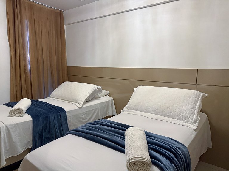 Flat Luxuoso Piscina Privativa Resort Polinésia