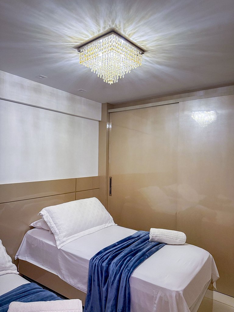 Flat Luxuoso Piscina Privativa Resort Polinésia