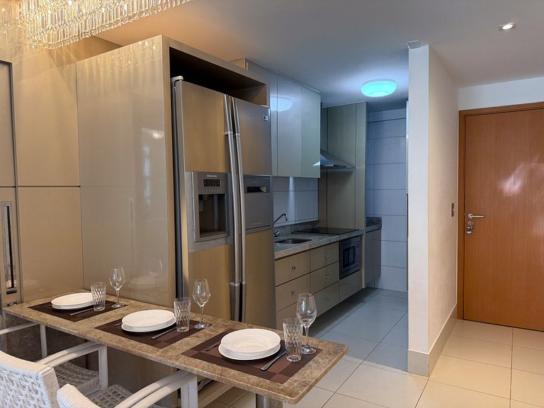 Flat Luxuoso Piscina Privativa Resort Polinésia