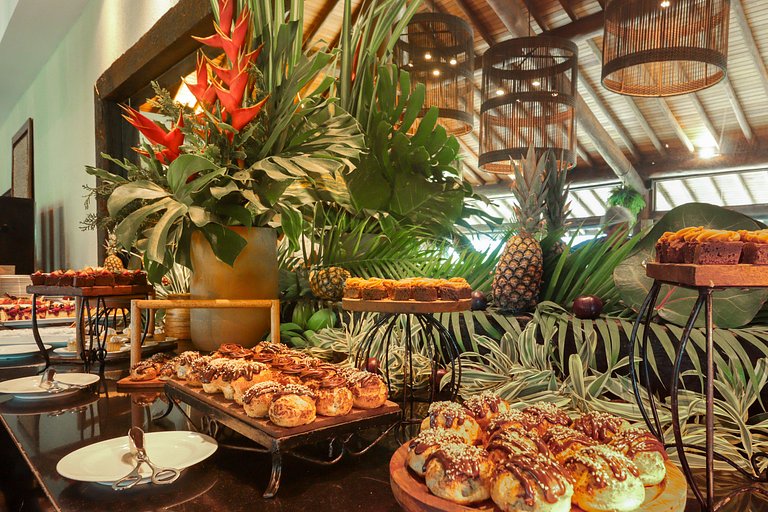 Flat Luxuoso Piscina Privativa Resort Polinésia