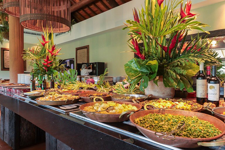 Luxuoso Flat Resort La Fleur Polinésia Muro Alto