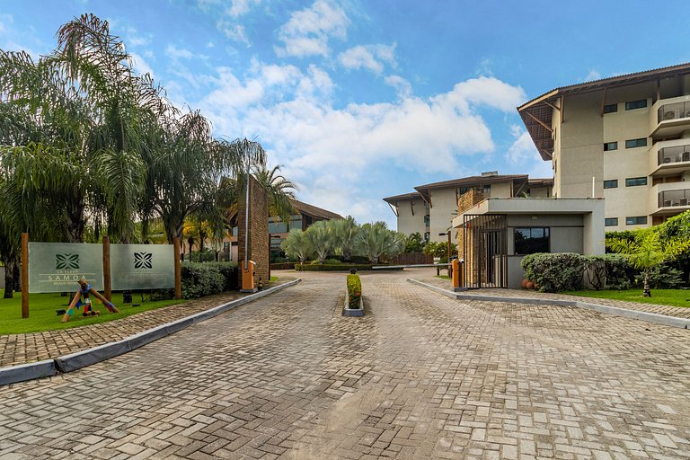 Flat Luxuoso Piscina Privativa Resort Polinésia