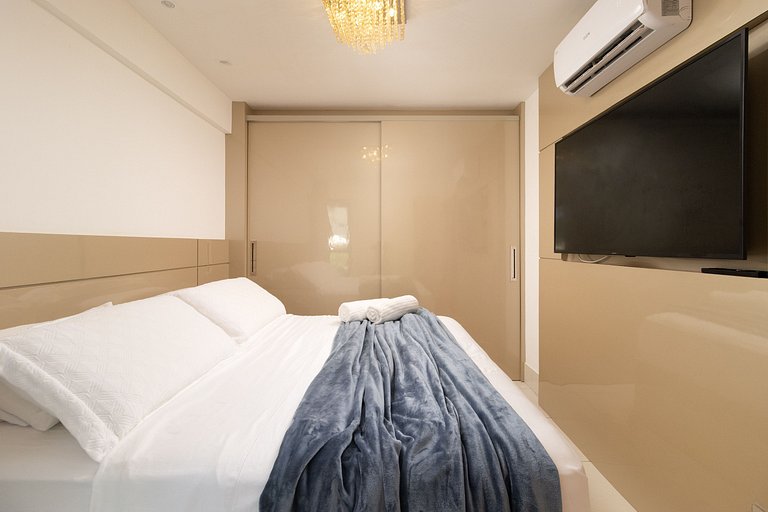 Flat Luxuoso Piscina Privativa Resort Polinésia