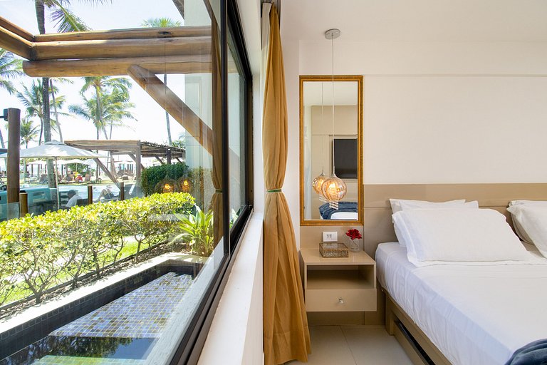 Flat Luxuoso Piscina Privativa Resort Polinésia