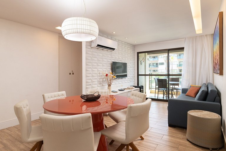 Luxuoso Flat Resort La Fleur Polinésia Muro Alto