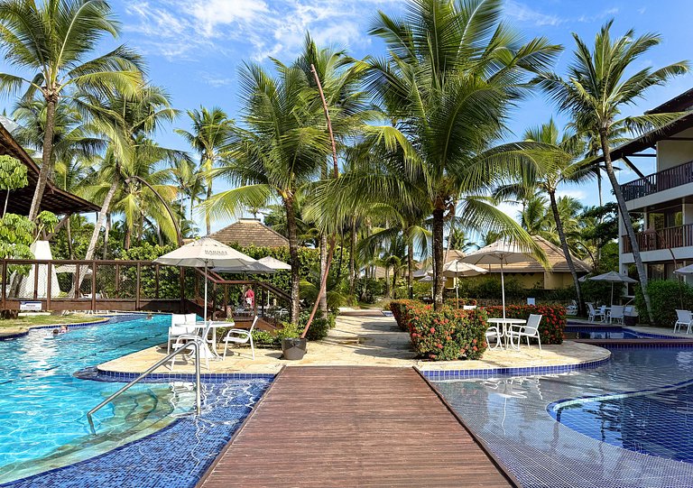 Resort premium pé na areia | Ideal para famílias