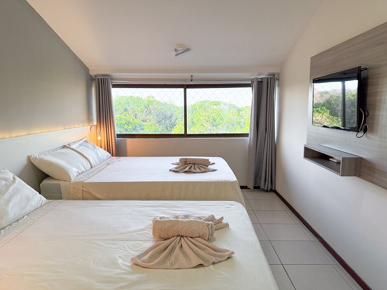 Resort premium pé na areia | Ideal para famílias