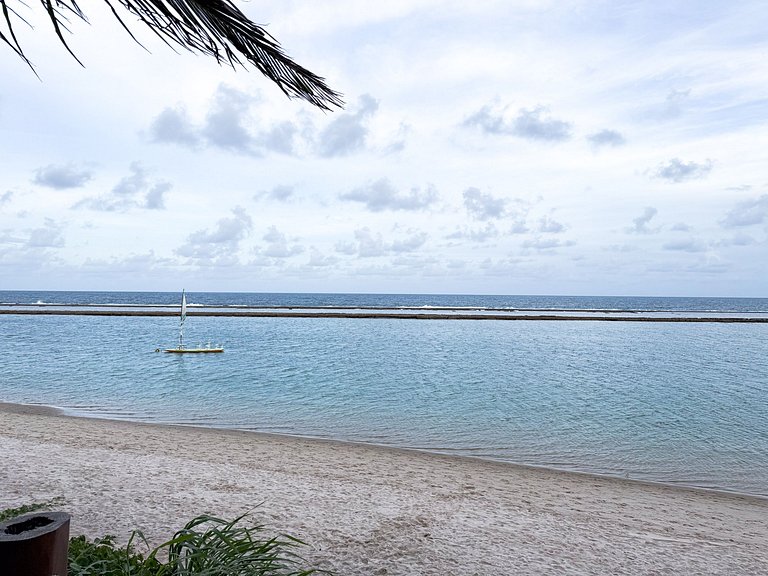 Casa Luxo Piscina Privativa Pé na Areia Muro Alto