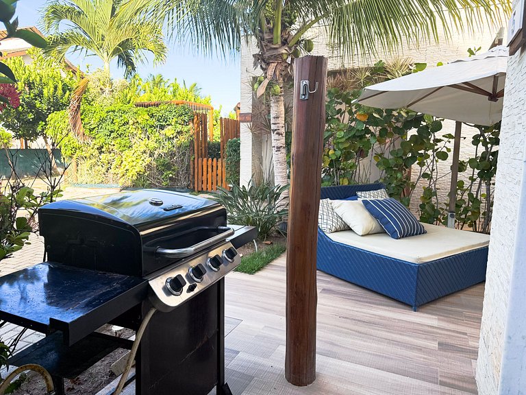 Casa Luxo Piscina Privativa Pé na Areia Muro Alto