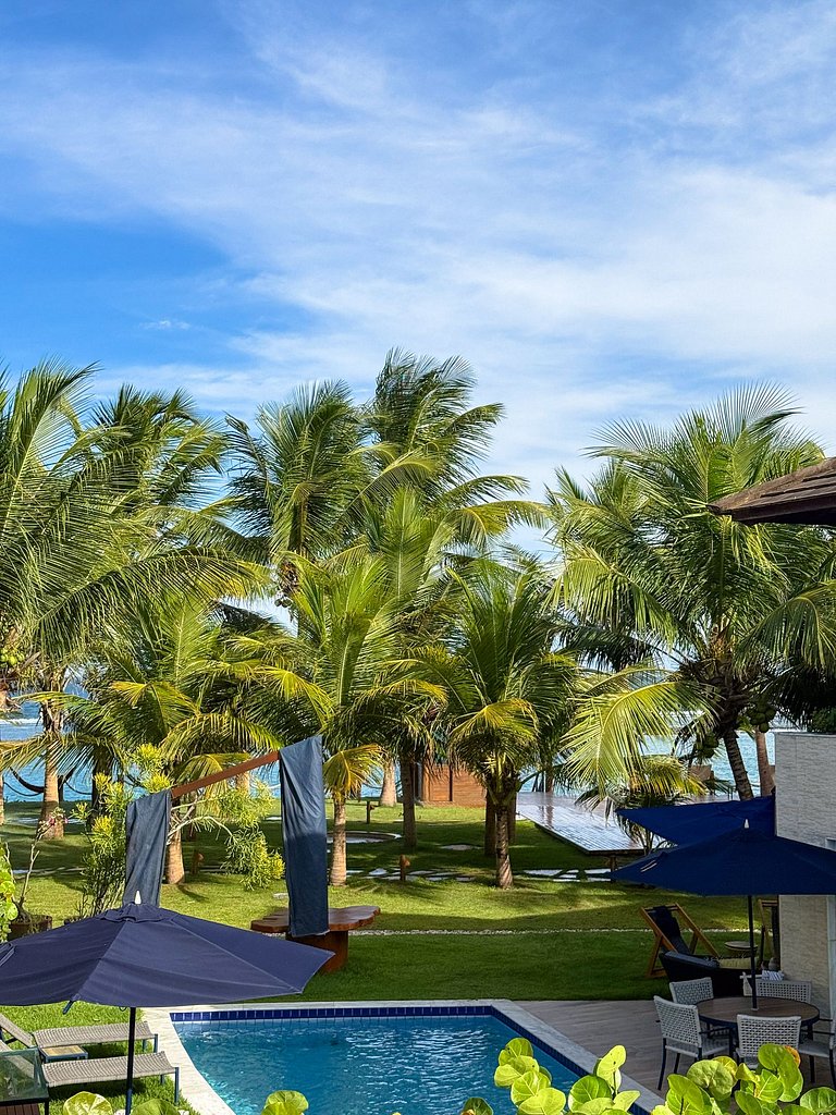 Casa Luxo Piscina Privativa Pé na Areia Muro Alto