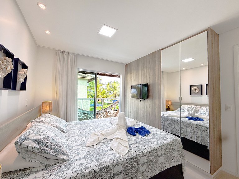 Casa Luxo Piscina Privativa Pé na Areia Muro Alto