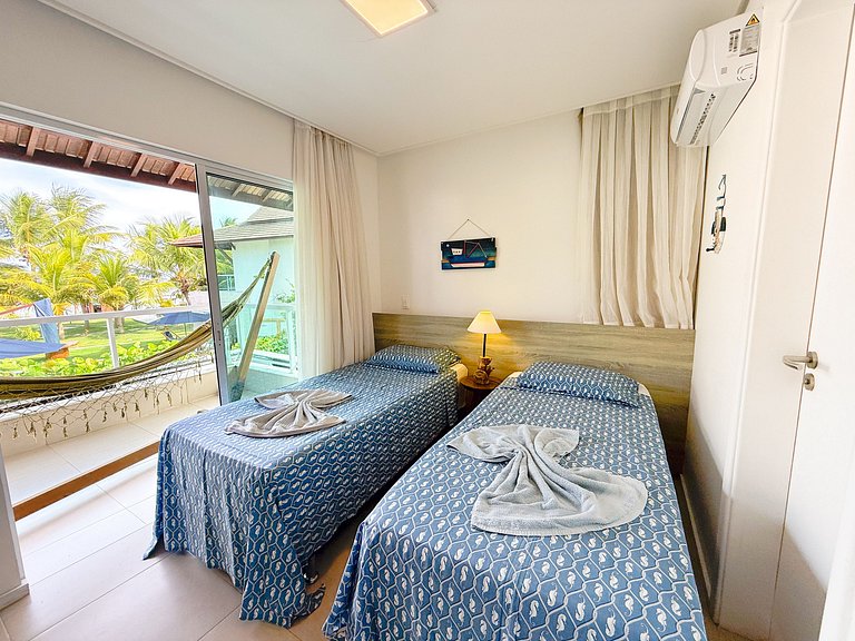 Casa Luxo Piscina Privativa Pé na Areia Muro Alto