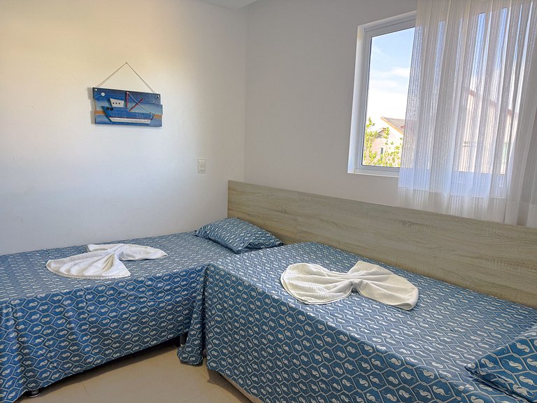 Casa Luxo Piscina Privativa Pé na Areia Muro Alto