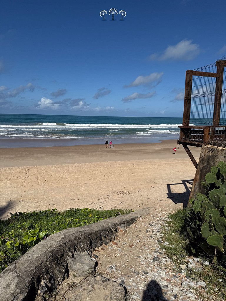3 min à pé da praia Porto de Galinhas e Cupe
