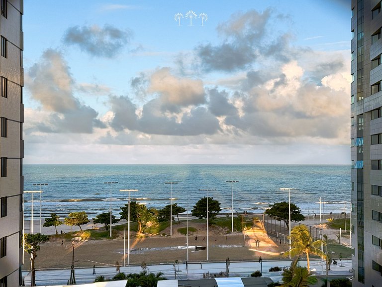 Melhor vista | 1 min da praia | 5 min do shopping
