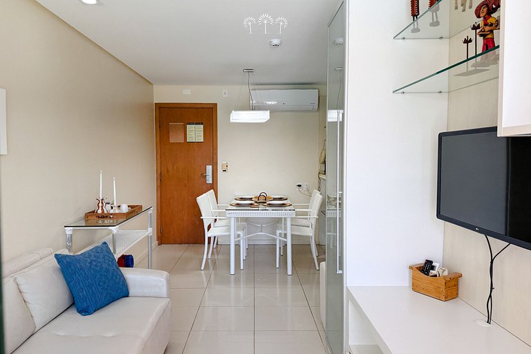 Flat exclusivo para Familia Beira Mar Muro Alto