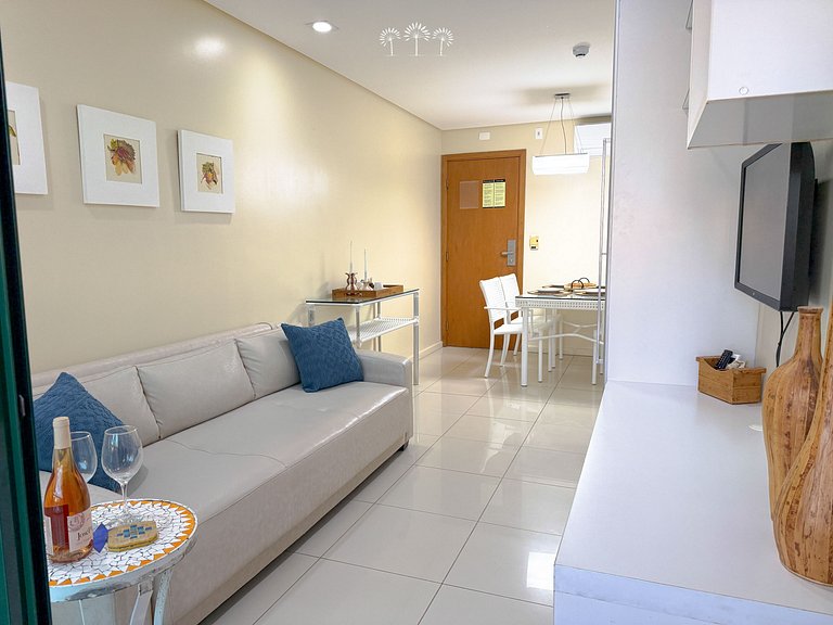 Flat exclusivo para Familia Beira Mar Muro Alto