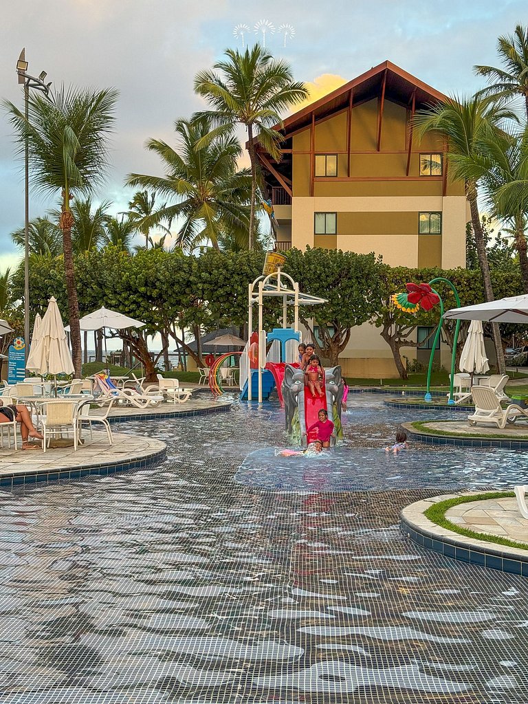 Flat exclusivo para Familia Beira Mar Muro Alto