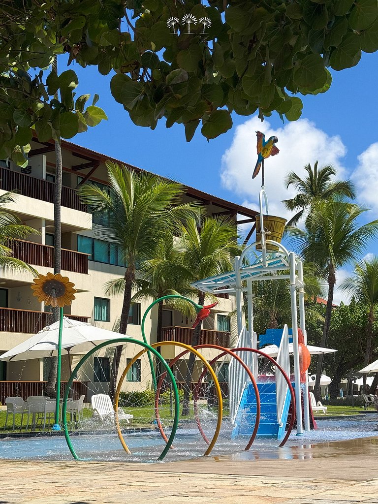Flat exclusivo para Familia Beira Mar Muro Alto