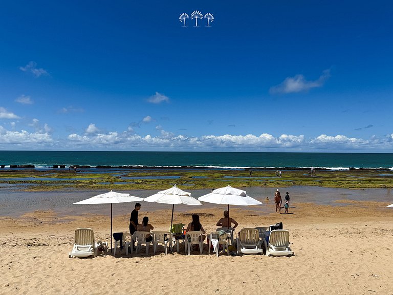 Flat exclusivo para Familia Beira Mar Muro Alto